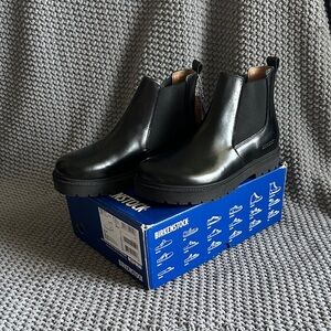 Birkenstock Stalon Chelsea Black Ankle Boots